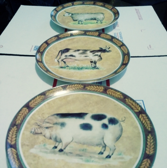 🐷🐹🐶FARMYARD COLLECTION SET OF 3 🐂FANTASTIC VINTAGE GIFT GIVING.🐎🫎🐴🐆🐅🐕 - Picture 5 of 8